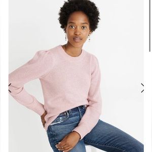 Madewell, XS, perfectly pink cashmere sweater